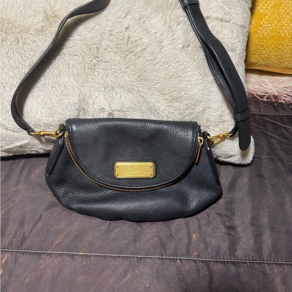 Marc Jacob’s Black Leather Crossbody Bag